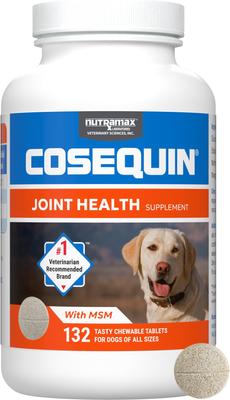 Cosequin Joint Health Supplement with Glucosamine, Chondroitin & MSM Chewable Tablets for Dogs, 250 count