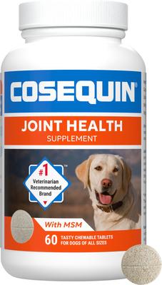 Cosequin Joint Health Supplement with Glucosamine, Chondroitin & MSM Chewable Tablets for Dogs, 250 count