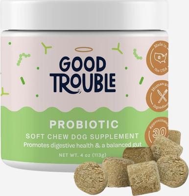 Probiotic Chew Supplement for Dogs, 30 count