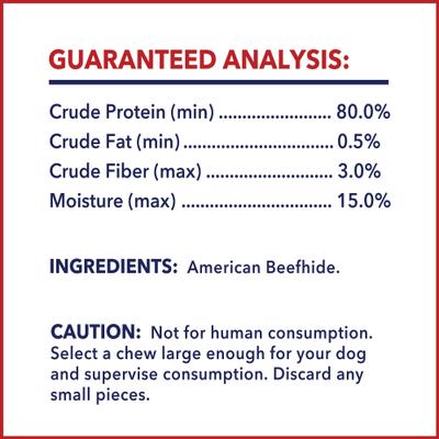 Beefhide 20 to 22-inch Natural Flavored Dog Bones, 1 count