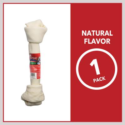 Beefhide 20 to 22-inch Natural Flavored Dog Bones, 1 count