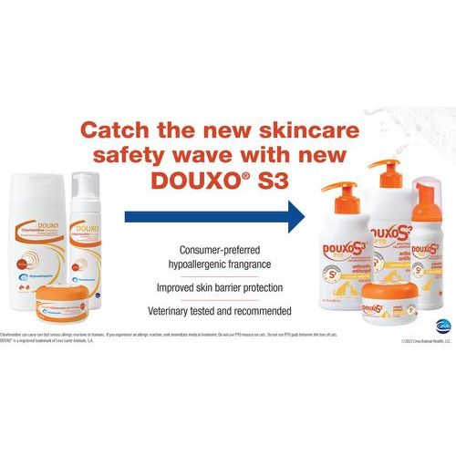 Champú antiséptico y antifúngico con clorhexidina para perros y gatos PYO, botella de 16.9 oz