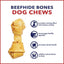 Beefhide 6-inch Chicken Flavored Dog Bones, 12 count