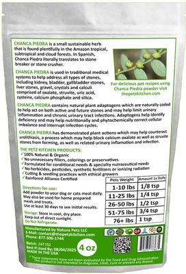 Chanca Piedra Powder Dog & Cat Supplement, 4-oz bag
