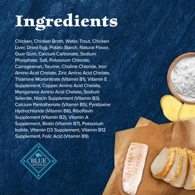 Wilderness Wild Delights Minced Chicken & Trout Recipe in Tasty Gravy High-Protein Grain-Free Wet Cat Food, 5.5-oz can, 24 count