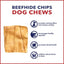 Beefhide Chips Peanut Butter Flavored Dog Hard Chews, 22-oz bag