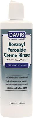 Benzoyl Peroxide Dog & Cat Creme Rinse, 12-fl oz bottle