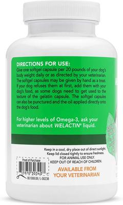 Bundle: Nutramax Welactin Canine Omega-3 Softgel Capsules + Dasuquin with MSM Joint Health Chewable Tablets Large Dog Supplement