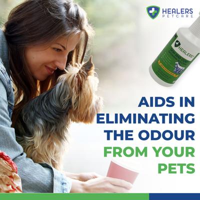 Solución para el cuidado de la piel y el pelaje en aerosol para perros y gatos, botella de 16 onzas líquidas