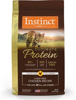 Ultimate Protein Cage-Free Duck Recipe Grain-Free Dry Cat Food, 4-lb bag