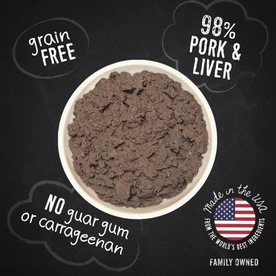 98% Pork & Liver Grain-Free Canned Dog Food, 13-oz, case of 12