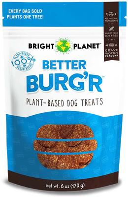 Better Burg'r Plant-Based Dog Treats, 6-oz bag