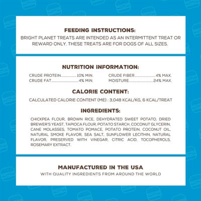 Better Burg'r Plant-Based Dog Treats, 6-oz bag