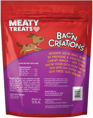 Bac'n Creations Bacon Flavor Dog Treats, 40-oz bag