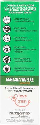 Bundle: Nutramax Welactin Canine Omega-3 Liquid + Dasuquin with MSM Joint Health Chewable Tablets Large Dog Supplement