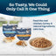 Tastefuls Savory Singles Chicken & Turkey Entree Variety Pack Cuts in Gravy Wet Cat Food, 2.6-oz twin pack, case of 12