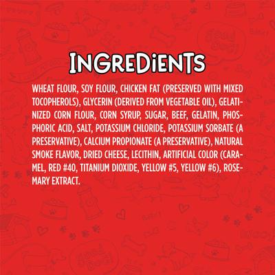 Gourmet Cuts Beef & Cheese Flavor Soft & Chewy Dog Treats, 25-oz bag