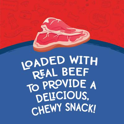 Gourmet Cuts Beef & Cheese Flavor Soft & Chewy Dog Treats, 25-oz bag