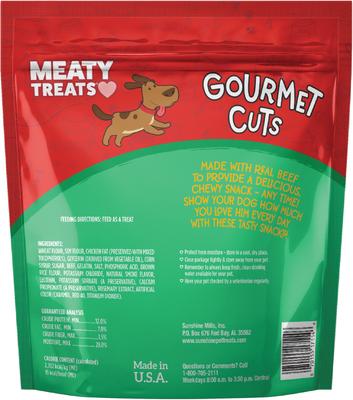 Gourmet Cuts Beef & Rice Flavor Soft & Chewy Dog Treats, 25-oz bag