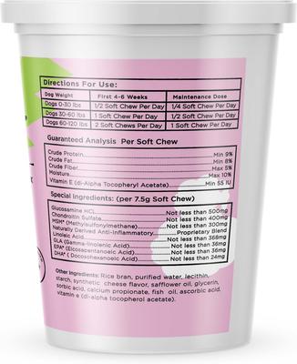 Power Chews! Soft Chew Joint Supplement for Dogs, 60 count