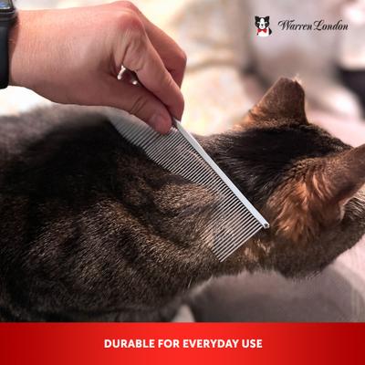 Cool Metal Dog & Cat Comb