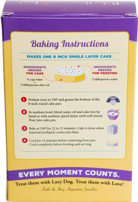 Bake-at-Home Vanilla Birthday Cake Mix Dog Treat