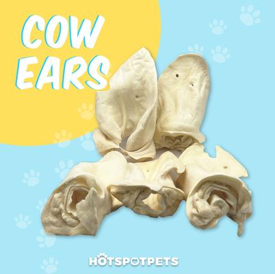Whole Cow Ears with Base Dog Chew Treats, Large, 5 count