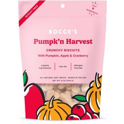 Galletas crujientes Pumpkin'n Harvest Biscuits para perros, bolsa de 355 g