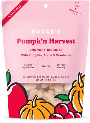 Galletas crujientes Pumpkin'n Harvest Biscuits para perros, bolsa de 355 g