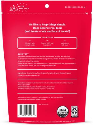 Pumpk'n Harvest Biscuits Crunchy Dog Treats, 12-oz bag