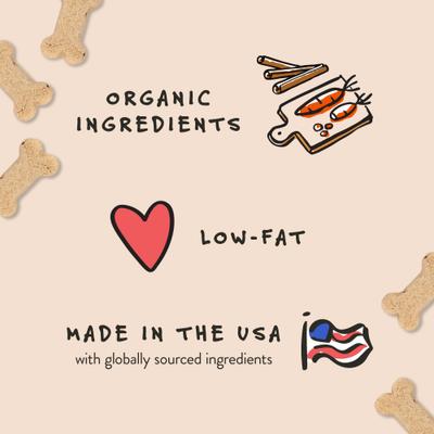 Spiced Cake Biscuits Crunchy Dog Treats, 12-oz bag