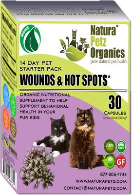 Wound & Hot Spot Starter Pack Cat Supplement, 30 count