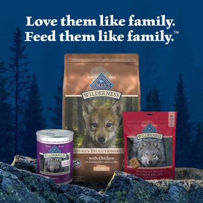 Wilderness Large Breed Puppy High Protein Natural Chicken & Wholesome Grains Dry Dog Food, 24-lb bag