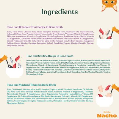 Flaked Fish Variety Pack Grain-Free Wet Cat Food, 3-oz can, case of 12