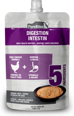 Plus Squeezables- Gut & Digestion Dog Food Toppings, 2.5-oz tube, 15 count