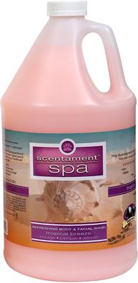 Scentament Spa Tropical Breeze Dog & Cat Body & Facial Wash, 1-gal bottle