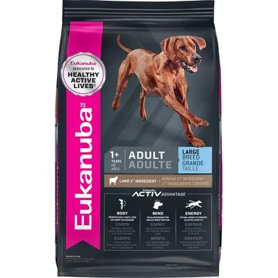 Alimento seco para perros adultos de razas grandes, cordero, primer ingrediente, bolsa de 15 lb