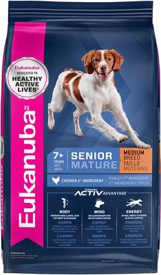 Senior Medium Breed Dry Dog Food, 30-lb bag