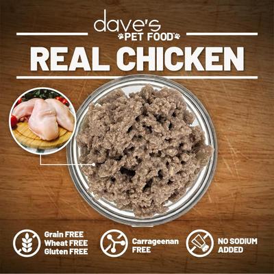 Alimento húmedo para perros sin cereales con receta de pollo y bajo en sodio, lata de 13.2 oz, 12 unidades