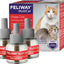 Bundle: Feliway MultiCat Calming Diffuser Refill for Cats, 3 count + Frisco Multi-Cat Unscented Clumping Clay Litter