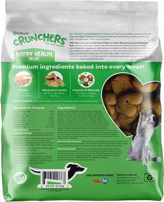 EnTrust Crunchers Happy Health Crunchy Dog Treats, 2-lb bag