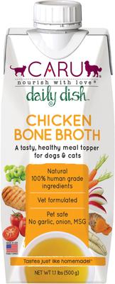 Daily Dish Beef Broth Human-Grade Dog & Cat Wet Food Topper, 1.1-lb bottle