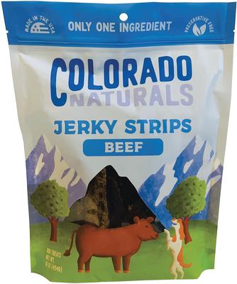 Beef Jerky Style Dog Treats, 16-oz bag