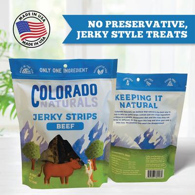 Beef Jerky Style Dog Treats, 16-oz bag