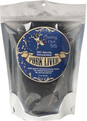 Dehydrated Pork Liver Dog Treats, 5-oz bag
