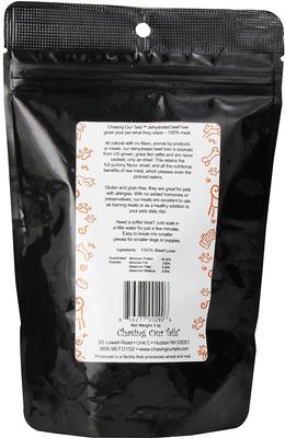 Dehydrated Beef Liver Dog Treats, 5-oz bag