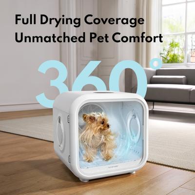 Drybo Plus Dog, Cat & Small Pet Dryer Box, White