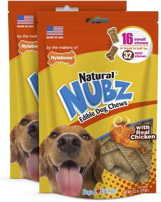 Natural Nubz Chicken Dog Treat, Small, 8 count