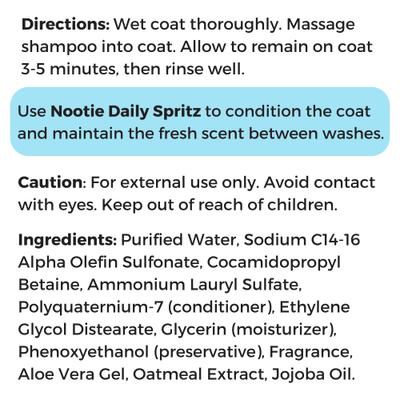 Sweet Pea & Vanilla Nourishing Formula Dog Shampoo, 16-fl oz bottle