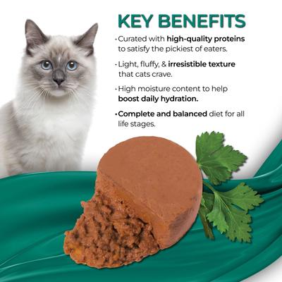 Fine Dining Mousse Tuna with Pumpkin Entree Wet Cat Food, 2.47-oz can, case of 24